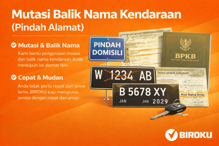 Mutasi Balik nama Kendaraan (Pindah Alamat)